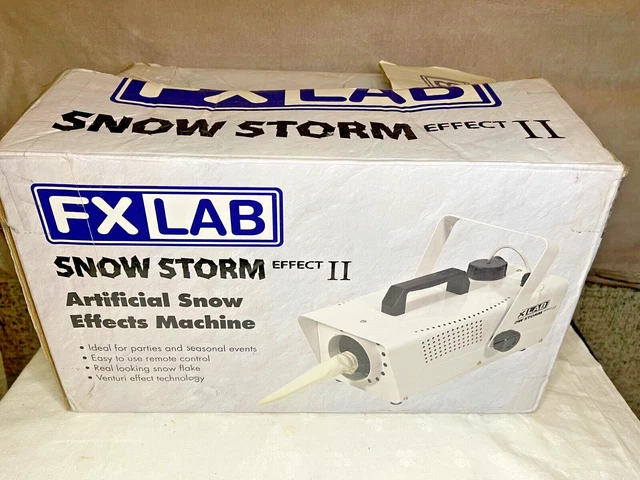 FX Lab Snow Storm ll Snow Machine ( G002FS ) Christmas Winter DJ Equipment FX Lab Snow Storm ll Snow Machine ( G002FS ) Christmas Winter DJ Equipment