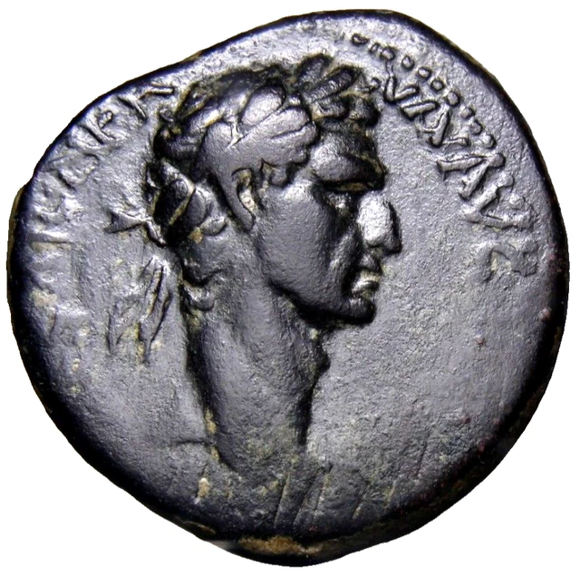 SPLENDID PORTRAIT Nerva Æ29 of Antioch, Seleucis and Pieria. Roman Coin wCOA