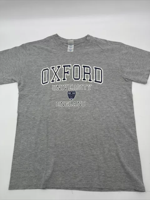Oxford University T-Shirt Men Medium Gray Gildan…#1326