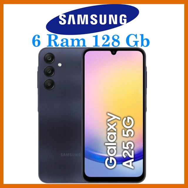 SMARTPHONE SAMSUNG GALAXY A25 SM-A256B 6+128GB DS 5G BLACK BLUE EUR 227 ...