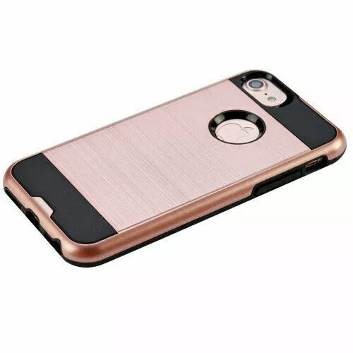 For iPhone 6Plus| 7Plus| 8Plus Slim Metallic Hybrid  Case Shockproof Cover 3