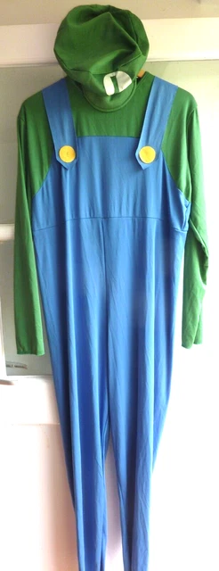 Costume e cappello LUIGI Super Mario taglia L