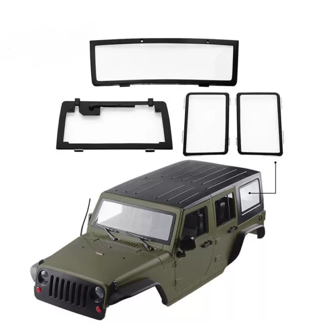 INJORA RC Car Crawler Window for 1/10 313mm Wheelbase Body Shell Axial SCX10/ II