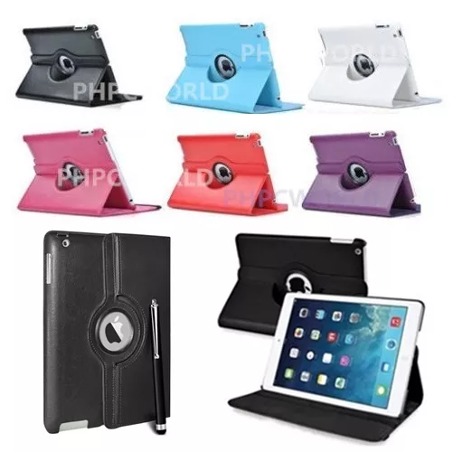 Smart 360 Degree Rotating Leather Stand Case Cover For iPad AIR 1st /2nd Gen