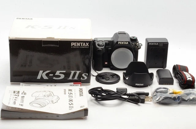"Near Mint" Pentax K-5 IIs 16.3MP DSLR Camera Body w/ Box From Japan 646B