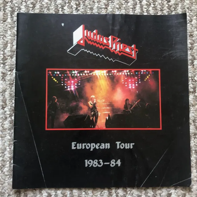 Judas Priest European Tour 1983-84 Souvenir Program Defenders of the Faith