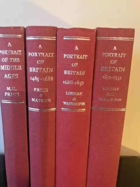 A Portrait of Britain in the middle ages  4 editions All in vgc