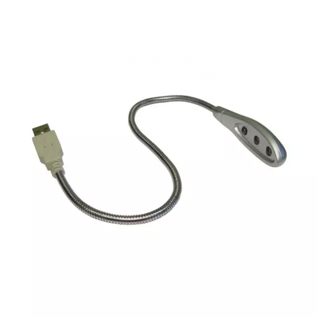 NEWlink USB Light Triple 3 LED Flexible Laptop Notebook Reading Lamp Snake Torch