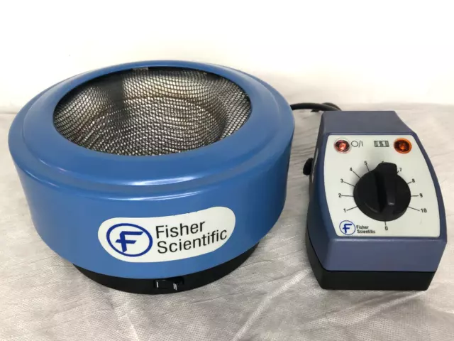 Fisher Scientific Heating Mantle CMFM1000 + Controller X1 MCF-5/X1, 115V, 300W