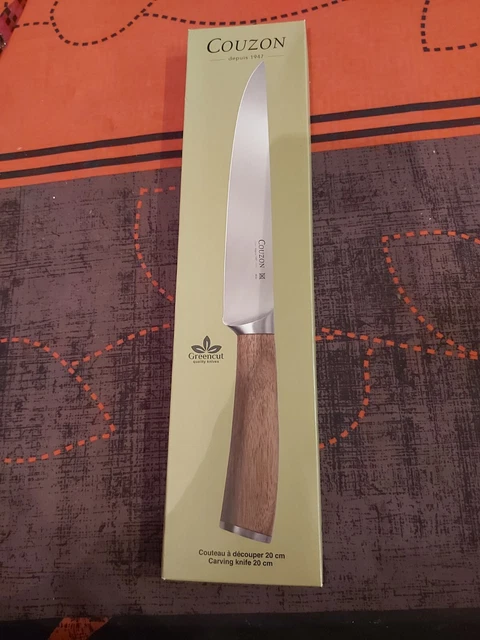 Neuf / Lot De 4 Couteaux A Steak Couzon / Lame Acier (11.5Cm) - Bois Acacia