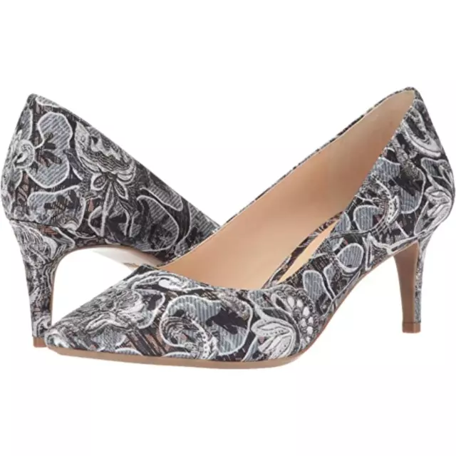 Soho9x9 Silver Multi Fabric Nine West Pumps