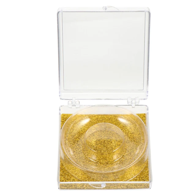 6 Pcs Eyelash Organizer Tray Holder Glitter Containers Case Thicken Flash