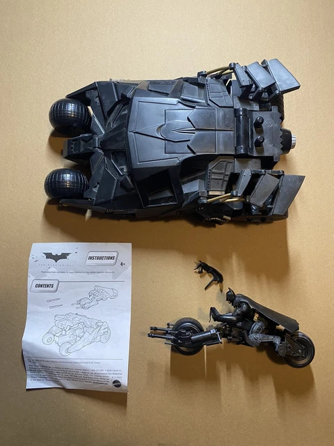 Batman Dark Knight Stealth Launch Batmobile with Bat-Pod