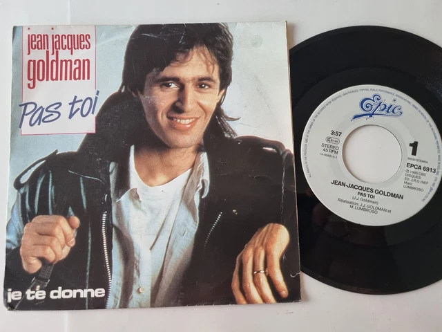 JEANJACQUES GOLDMAN Pas toi/ Je te donne 7'' Vinyl Holland EUR 26,16