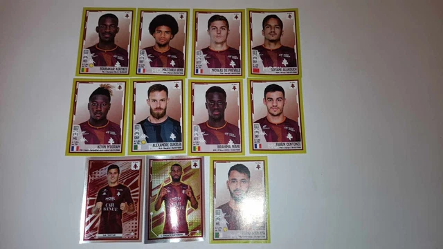 Lot Stickers PANINI FOOT 2024 2025 Ligue 1 /Mbappé /Zidane Papin / Mint