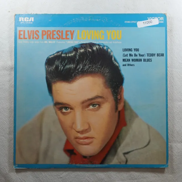 Elvis Presley Loving You Rca Victor AFL1 1515 Record Album Vinyl LP