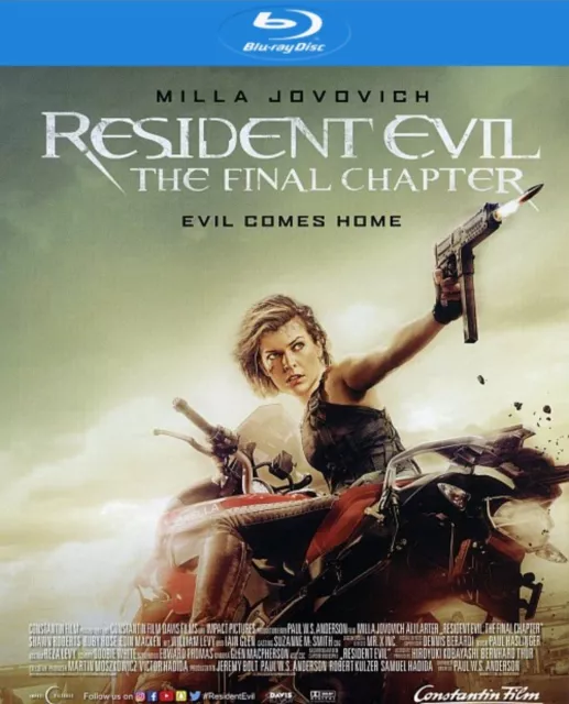 Resident Evil The Final Chapter [Blu-ray] NEU/OVP