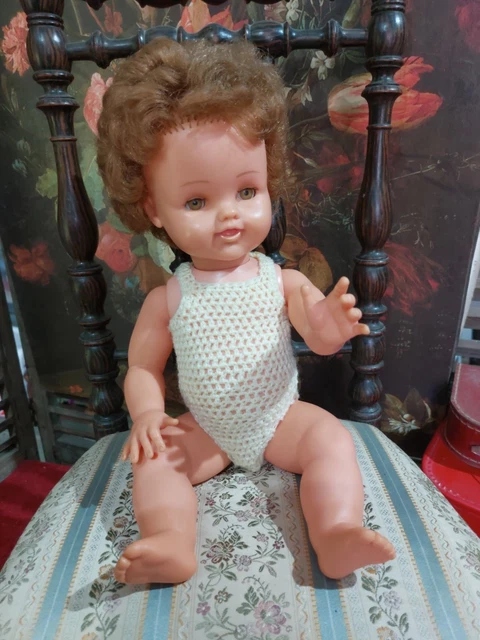 Poupée Bella Vintage 62 Cm – Marche Et Parle, Ancienne Modèle