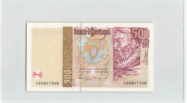 PORTUGAL 500 ESCUDOS 1997, P-187b, 42A847368, Original UNC, Pre-Euro.    F2