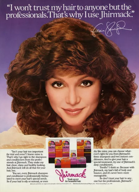 1981 Jhirmack Victoria Principal hair color 80s vintage 1-page MAGAZINE AD