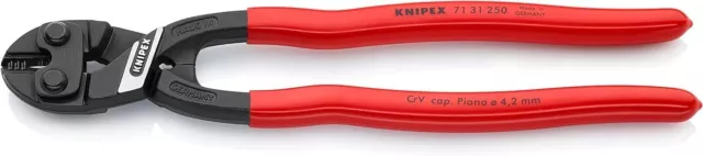 Knipex CoBolt® XL Compact Bolt Cutter black atramentized, plastic coated 250 m