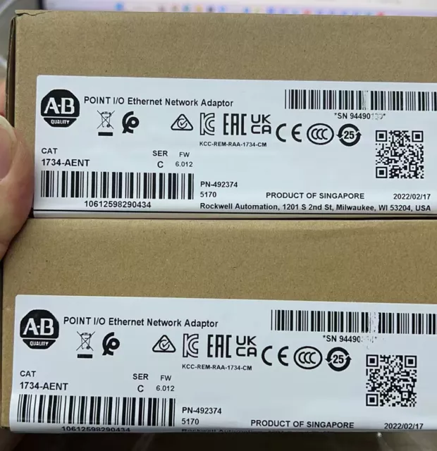 Newest AB 1734-AENT POINT I/O Ethernet Network Adaptor US 1734AENT
