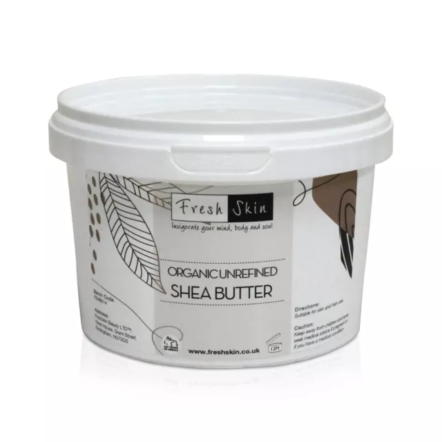 500g Shea Butter Organic - Unrefined, Cold Pressed, 100% Pure, Raw & Natural