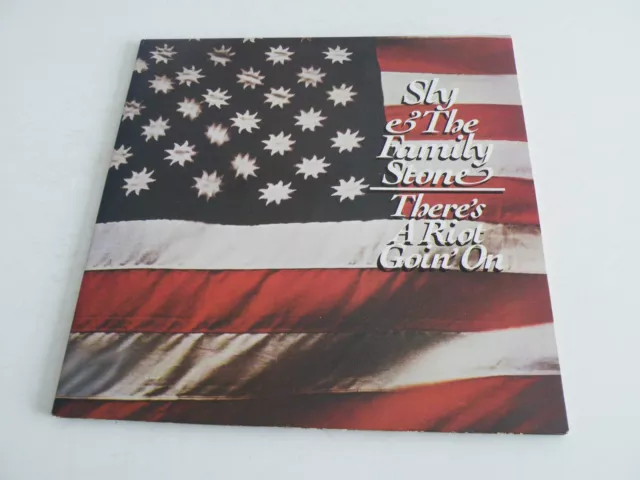 Sly & The Family Stone 'There's A Riot Goin' On' Lp Uk Edsel 1986 Reissue