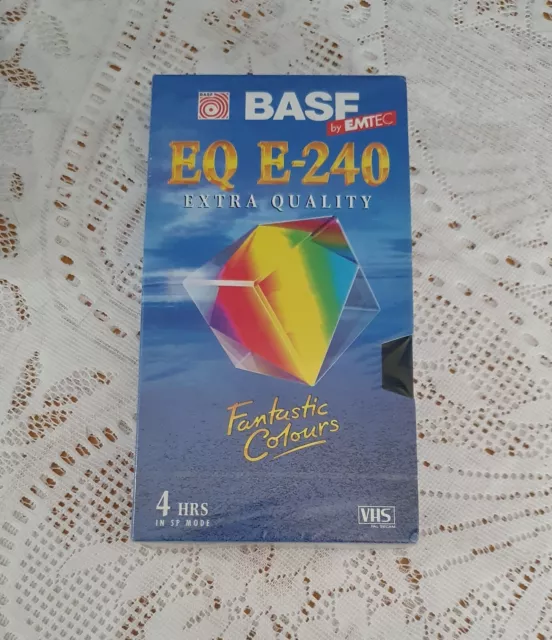 Emtec BASF VHS Video Cassettes Blank Tape 240m NEW FACTORY SEALED PAL