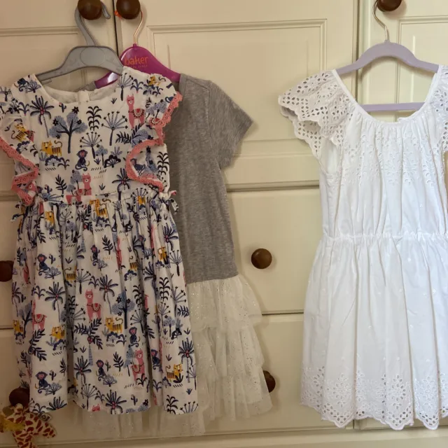 girls age 4-5 dress bundle Gap- M&S