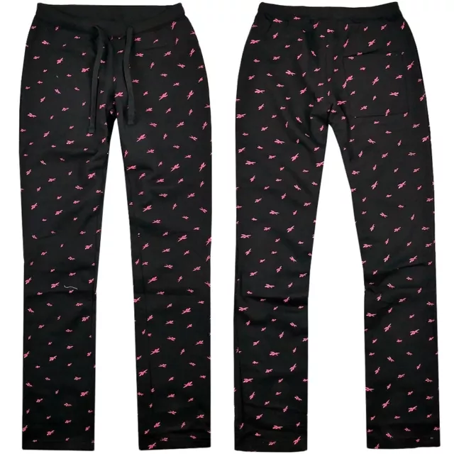 Caldi pantaloni da jogging Reebok ragazza felpa pantaloni inverno bambini tempo libero nero rosa