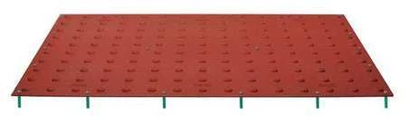 Tuftile Tt2448-Sa-Crd-1 Ada Pad, Colonial Red, 4 Ft. X 2 Ft.