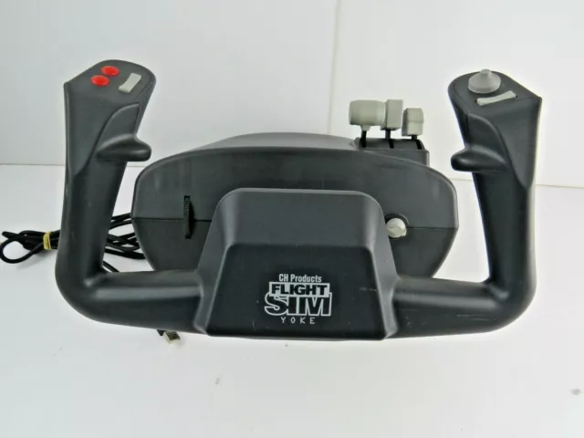 CH Products Flight Sim Yoke USB  Tested and working