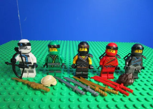 genuine LEGO NINJAGO SONS OF GARMADON minifigure SET cole kai zane nya lloyd
