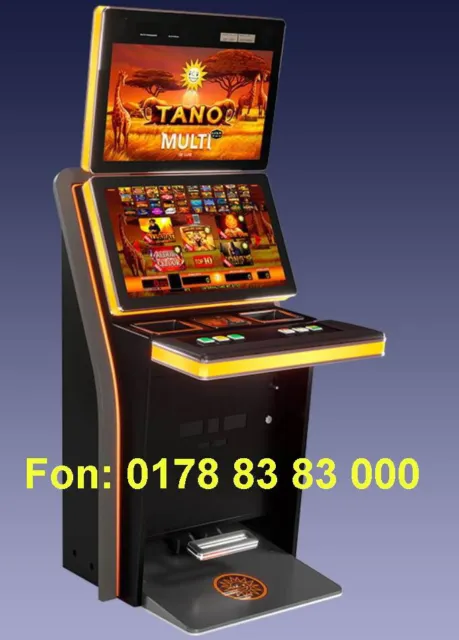 Geldspielgerät Spielautomat M-Box Multi Mix De Luxe V24 70 Spiele ADP Merkur