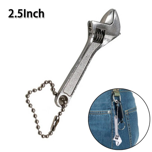 Pratico Chiave Inglese Regolabile Massima 6.3cm Anti-scivolo Impugnatura