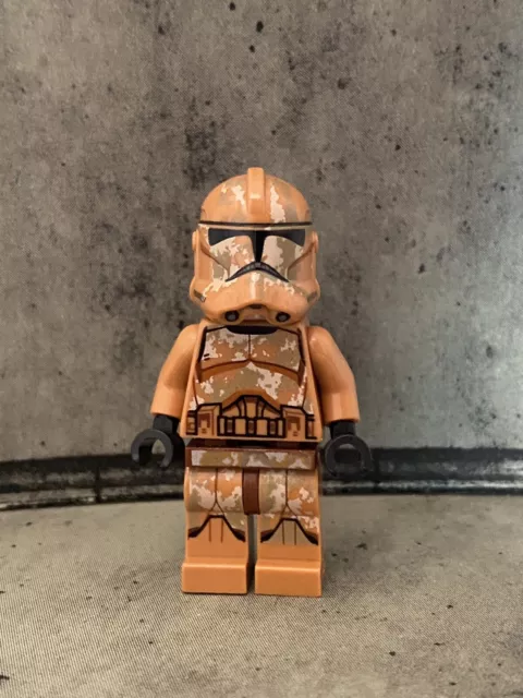 Lego Star wars Minifigure Clone Trooper phase 2 Geonosis Camo Scowl sw0606