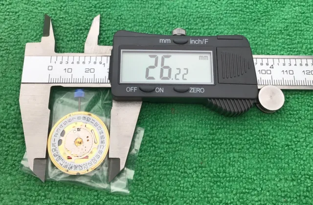 Genuine ETA F06.111 Quartz Wristwatch Movement with Date At 3, NOS 3
