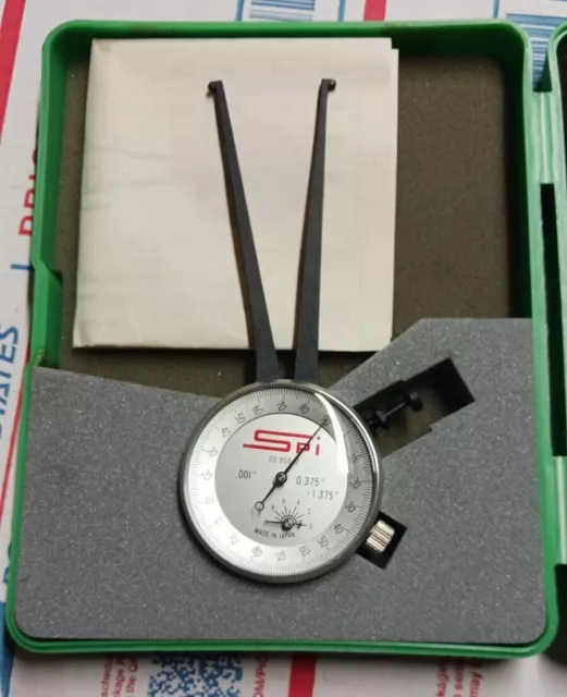 20-950-2 Spi N.C.K. internal dial groove gage 3/8" - 1-3/8"  grad .0001