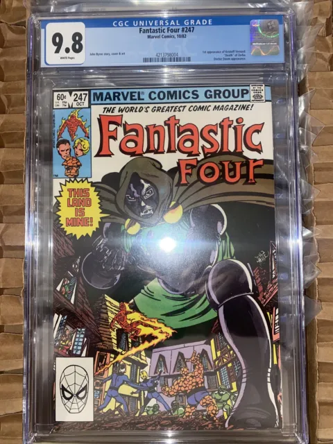 Fantastic Four 247 CGC 9.8 NM/M WP 1st Kristoff Vernard Doctor Doom Byrne Cover