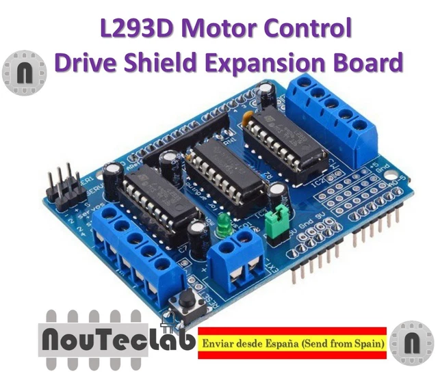 CARTE D'EXTENSION BOUCLIER d'entraînement moteur L293D pour Arduino