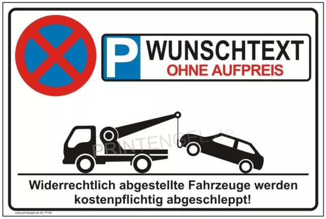 Parkplatzschild,Parkplatz,Schild,Parkschild,WUNSCHTEXT INDIVIDUELL P146+