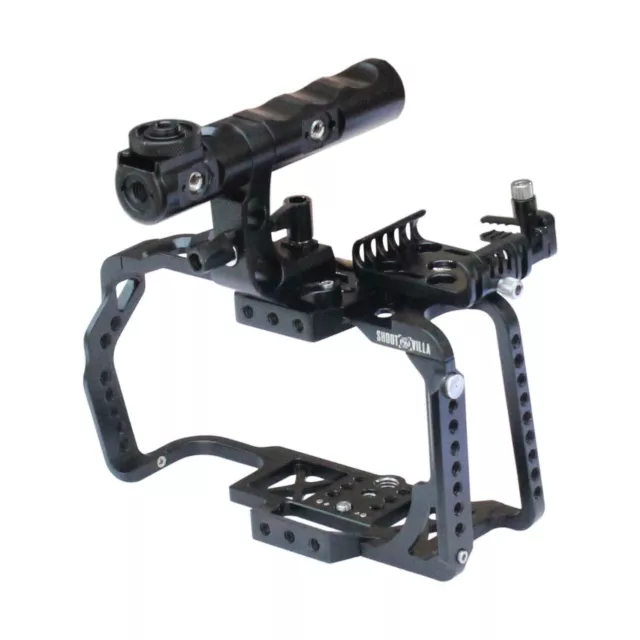 SHOOTVILLA BMPCC Cage Top Handle para cámara Blackmagic Design Pocket Cinema 4k