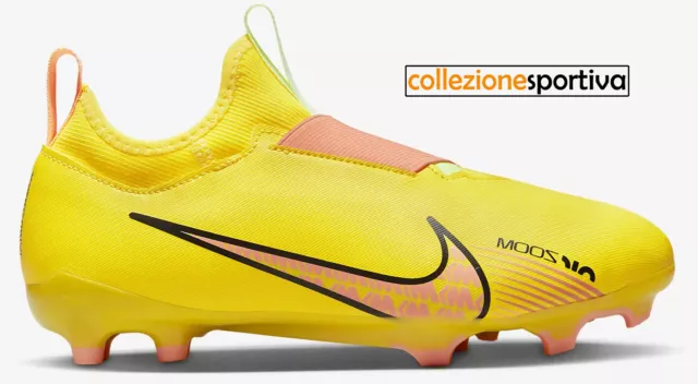 SCARPE CALCIO NIKE ZOOM MERCURIAL VAPOR 15 ACADEMY MG JR- DJ5617-780 col.giallo