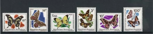 Ruanda 147-152 postfrisch Schmetterling #JT934