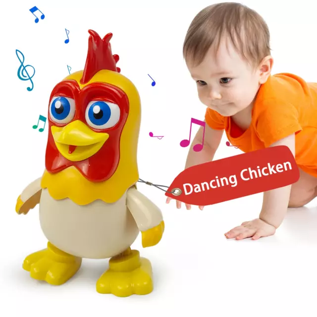 Chicken Baby Toys Dancing Chicken Bartolito Toddlers Toys with Music Kids2024NEW