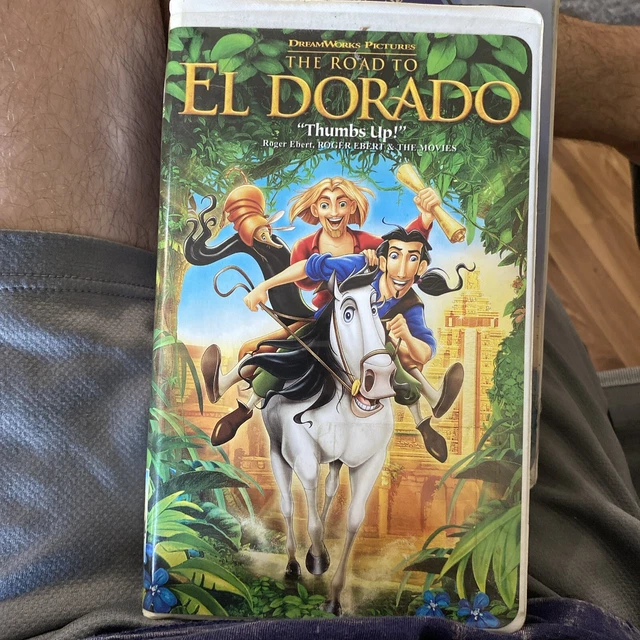 THE ROAD TO El Dorado VHS 2000 Clamshell **Buy 2 Get 1 Free** £2.05