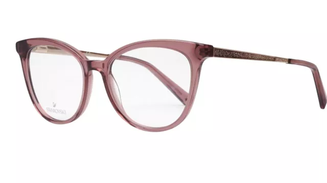 SWAROVSKI - LUNETTES De VUE Pour Femme Rose - SK 5278 - 072 - Neuves Avec Étui 2