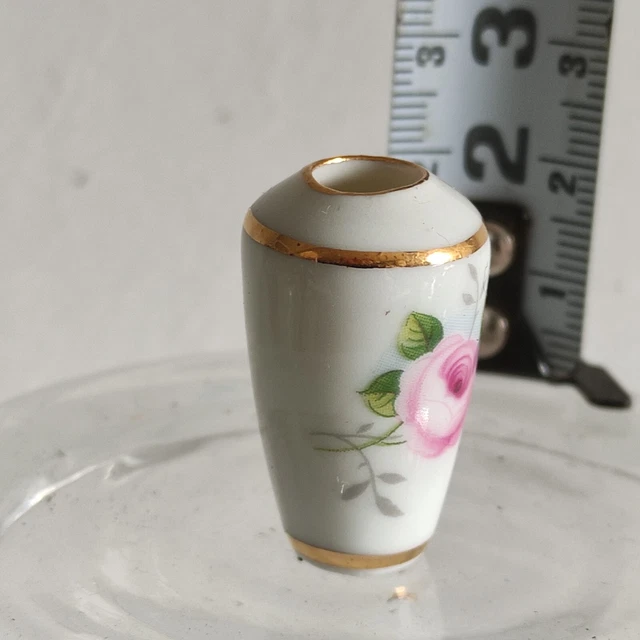 Service à Thé Miniature 14 Pièces 1/12 - Maison De Poupée Porcelaine | Accessoire Décoratif
