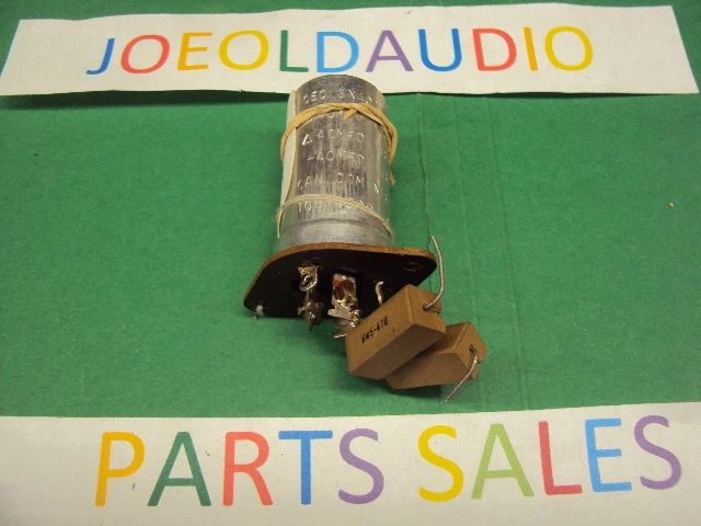 Can Capacitor 40/20/20/20 µF @ 525 VDC For McIntosh, Scott & Fisher Tube Amplifiers | Vintage Audio Replacement Part